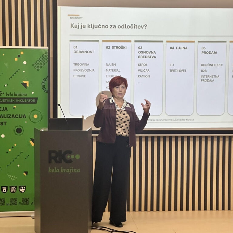 Od registracije podjetja do prvega računa 4